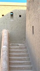 Vertical screen: Desert fort preservation reflects cultural ingenuity and resilience, safeguarding...