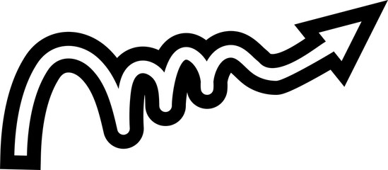 Arrow bold strokes, navigation, directions, cursor