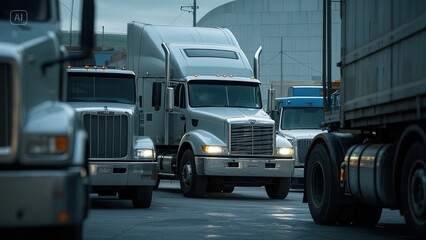 Trucks semi trucks transportation logistics fleet vehicles