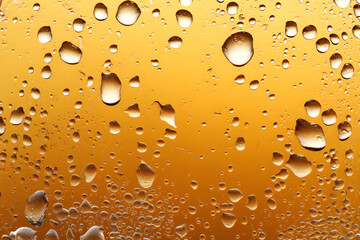 Golden beverage with droplets showcasing refreshment during a summer gathering in a cozy setting