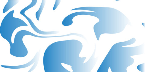 Abstract texture of liquid acrylic. Marble, fluid, ink, pattern blue and white color on Transparent background. Liquify Swirl blue and white color art. seamless pattern. abstract marble effect backgro