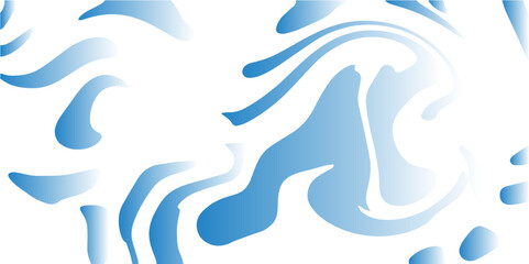 Abstract texture of liquid acrylic. Marble, fluid, ink, pattern blue and white color on Transparent background. Liquify Swirl blue and white color art. seamless pattern. abstract marble effect backgro