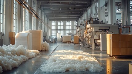 Production of Packaging Material in a Factory