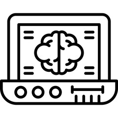 Brain Icon Vector Element