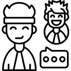 Customer Service Icon Vector Element