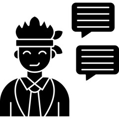 Communication Icon Vector Element