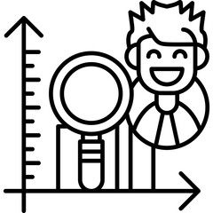 Stats Icon Vector Element
