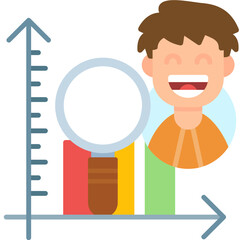 Stats Icon Vector Element