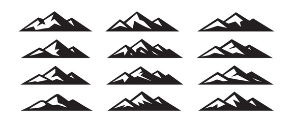 mountain silhouette vector