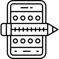 Mobile Icon Vector Element
