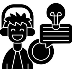 Creative Work Icon Vector Element