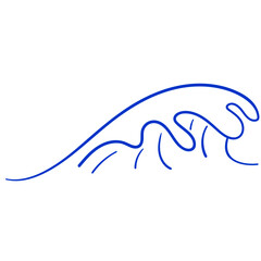 Fototapeta premium Hand Drawn Waves