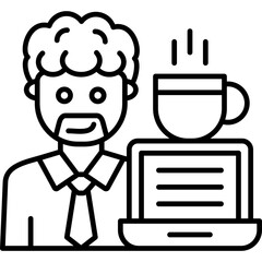 Freelance Icon Vector Element