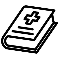 Fototapeta premium Medical Book Icon