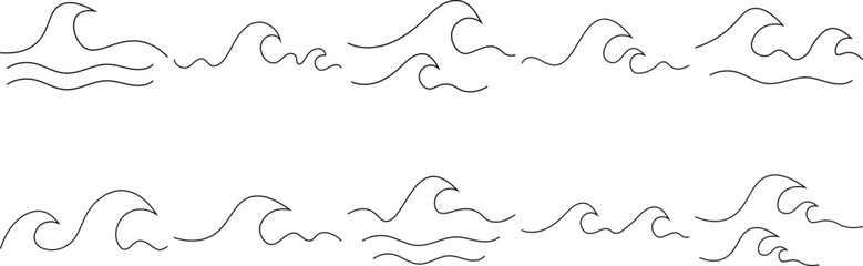  Hand Drawn Wave