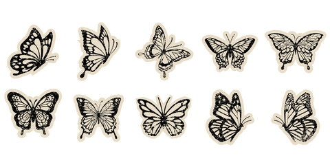 Vintage Butterfly Cut Out