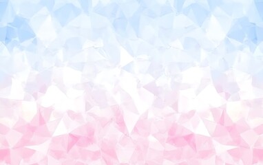 Obraz premium Pastel Geometric Gradient, Blending Blue and Pink for a Soft Effect