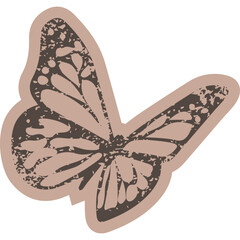 Vintage Paper Butterfly