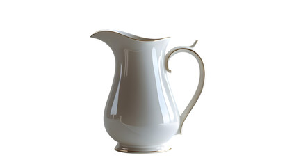 white jug isolated on white