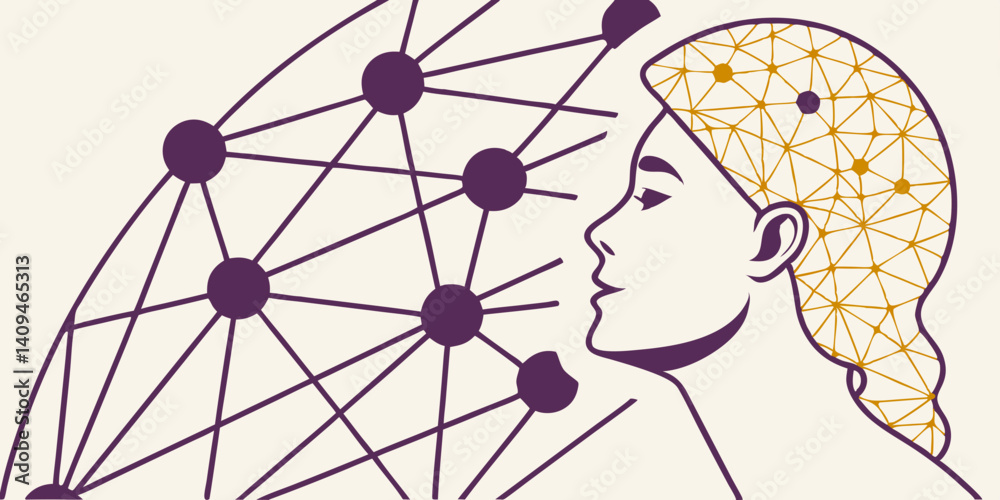 Poster exploring the neural network understanding the complexity of the human brain