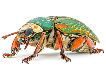 Fototapeta premium Vibrant Beetle: Close-Up Insect Macro Photography