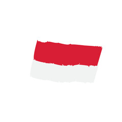 Obraz premium Brush Flag