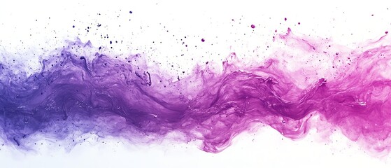 Obraz premium Abstract purple ink swirl, vibrant, dynamic.