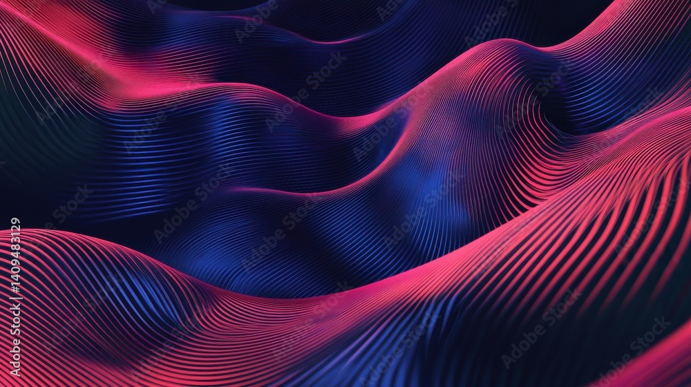 Poster big data flow technology and science vector background, tech abstraction with lines electronics and 