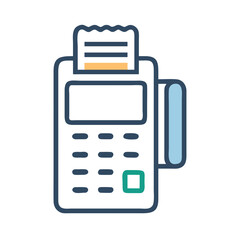 POS Machine Icon Representing Payment Terminal