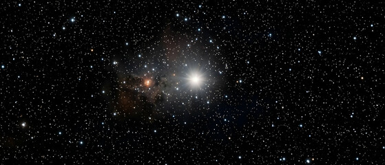 Obraz premium Stellar Nebula in Deep Space