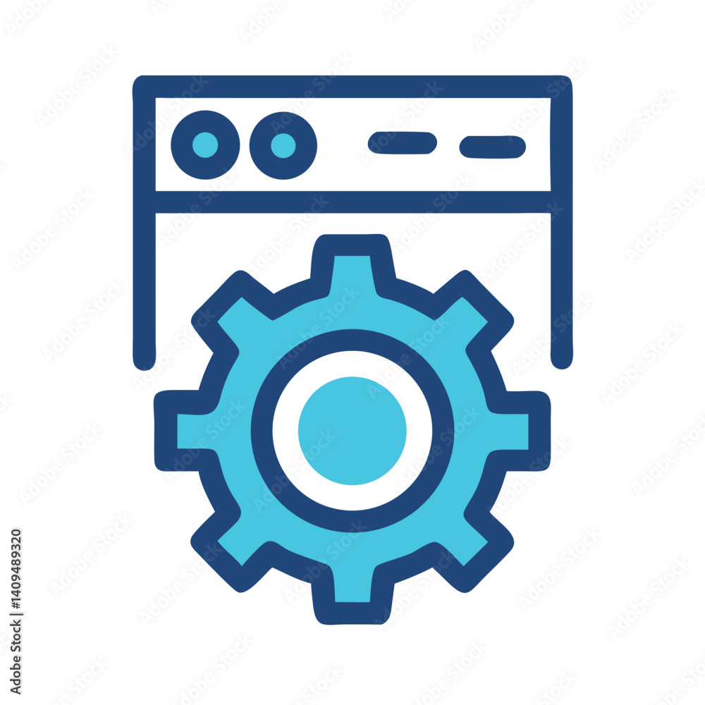 Poster settings gear icon representing platform configuration
