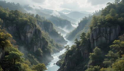 view from the top of the mountain