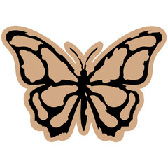 Vintage Paper Butterfly
