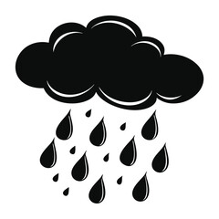 Wether and sky silhouette Vector