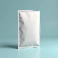 Sachet-Style Plastic Packaging Mockup for Sample Products