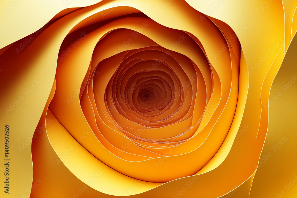 Poster 3d abstract style background generative ai