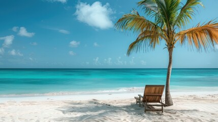 Obraz premium Tropical Caribbean beach resort.