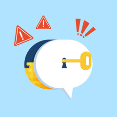 Cyber crime. Characters loss personal data, answering a scam call and get spam mail with virus. Online crime concep account,