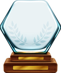 Blank Crystal Trophy
