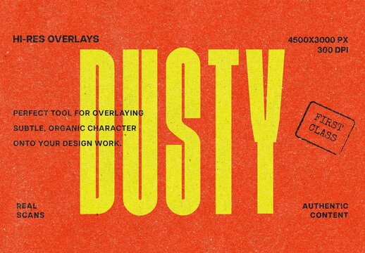 Dusty Overlay Textures Collection