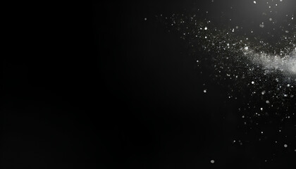 Realistic black shimmer background