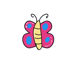Cute Cartoon Butterfly