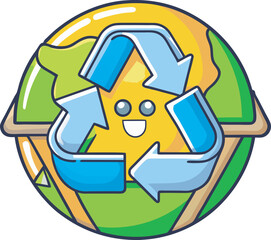 Recycle Symbol Vector Icon