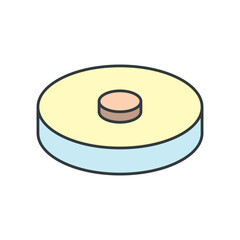 Land Mine icon vector design templates simple and modern