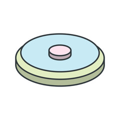 Land Mine icon vector design templates simple and modern