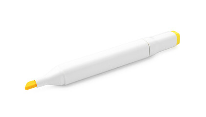 One double-sided marker pen on white background