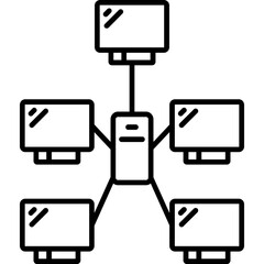 Star Topology Icon