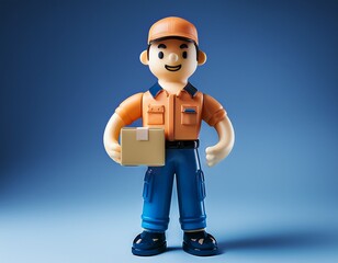 Fototapeta premium construction worker with tools