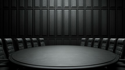 Dark Conference Room