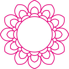 Mandala Decorative Frame